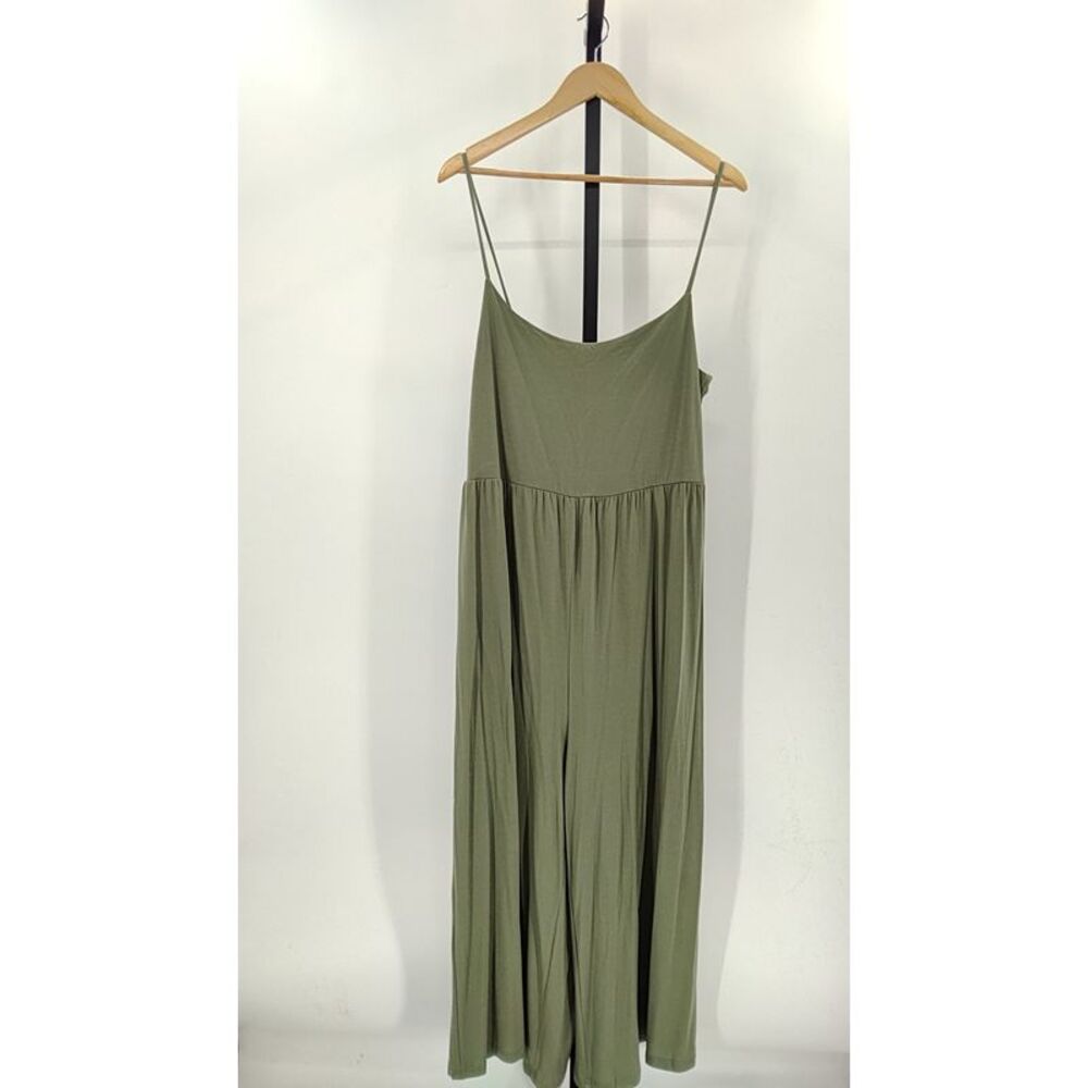 Quince Olive Green Jumpsuit